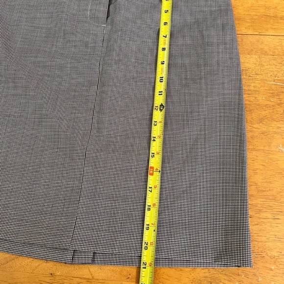 J.Crew No2 Pencil Skirt Stretch Gray Red Pattern Wool Business Casual, Size S - Picture 9 of 11